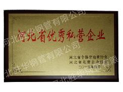 河北省优秀私营企业